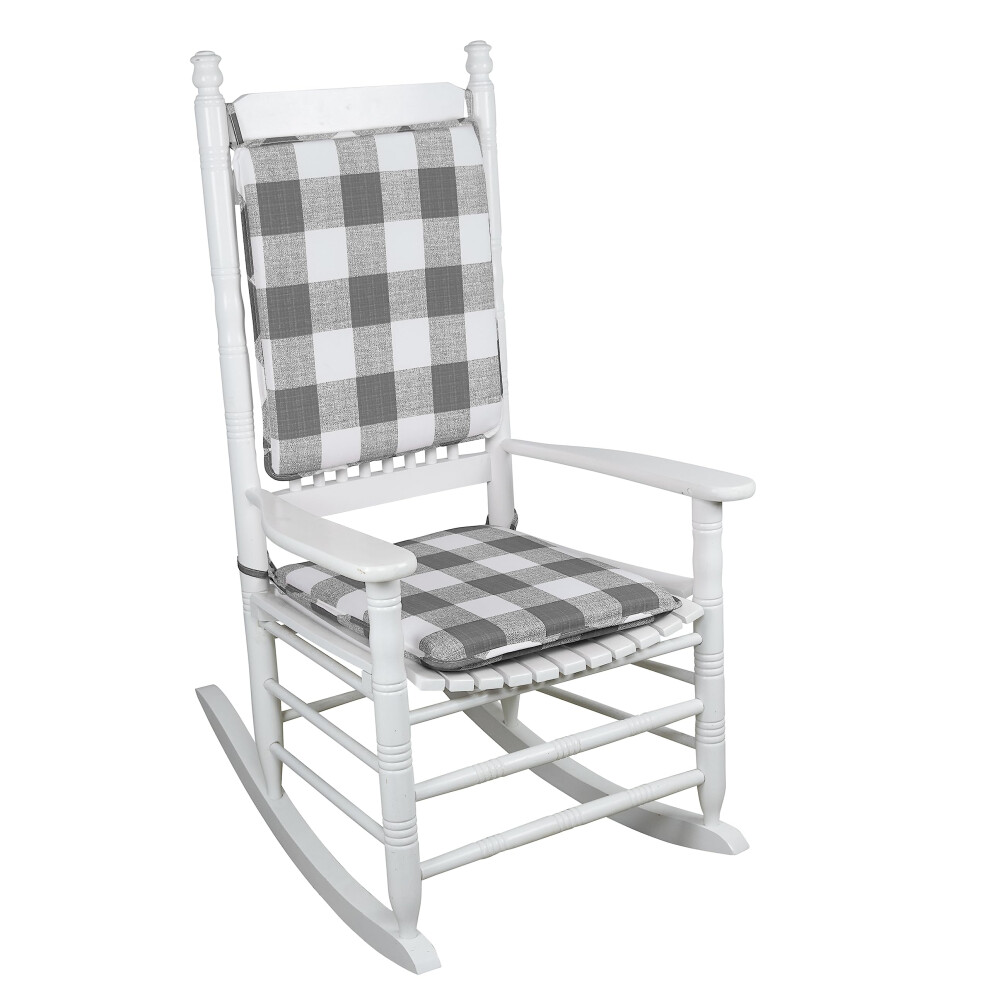 Coussins     bascule Klear Vu pour porche ou salon, coussins d'assise et de dossier, 50 x 43 x 5 cm, gris