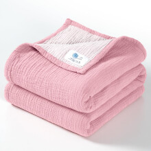 Coperta per neonati in mussola Lulu Moon - Coperte trapuntate in cotone per bambini piccoli - Coperta reversibile per culla e lettino per neonati