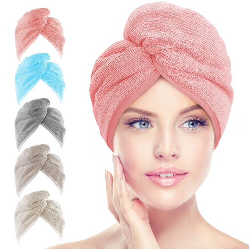 Accessoire Salle De Bain Microfibre - Séchage Rapide Cheveux
