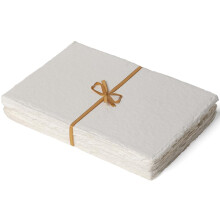 400 GSM | 40 ark | Vintage papir h?ndlavet papir Deckled Edge Paper lavet af jomfru egyptisk bomuld - tekstureret papir gammel papir fancy papir