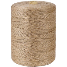 Perkhomy jute Twine String 3600 fot naturlig tunn garn fr hantverkstrdgrdssktsel.