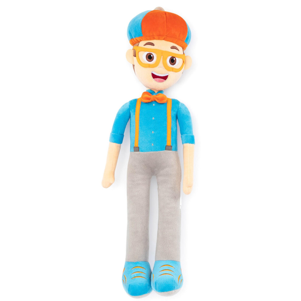 Jay Franco Blippi Plyov Poltr Buddy - Super Mekk Poltr S Postavickou Pro Deti - Polyesterov Mikrovlkno 24 Palcu-image