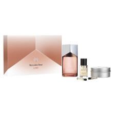 Mercedes-Benz Land til m?nd - 5 stk gaves?t 3,4 oz EDP Spray 0,05 oz Hav EDP Spray 0,05 oz Air EDP Spray 1 oz LSA ansigtssk?g og h?rolie 3,8 oz L