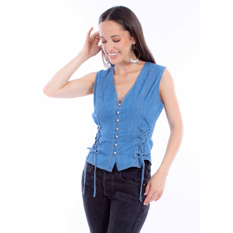 Gilet Avec Lacets Lat Raux-image