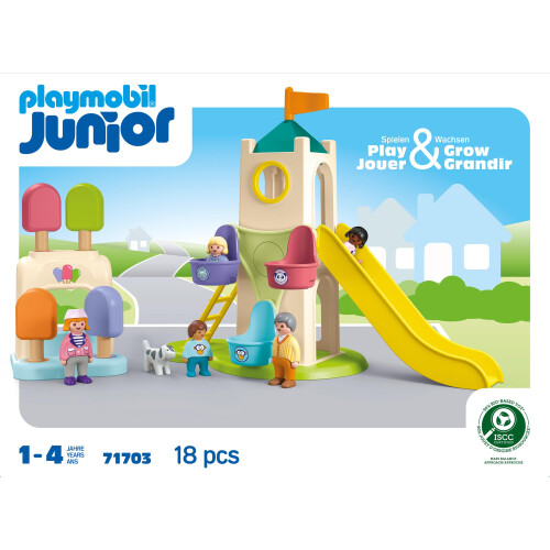 PLAYMOBIL Playmobil Junior: Abenteuerturm mit Eisstand 2