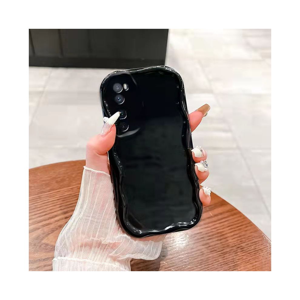 (03 For Samsung A22 4G) Clear Tpu Wave Soft Case For Samsung A55 A54 5G A Black 931288449437