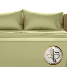 TEXAS LINEN CO. 100% Egyptian Cotton Sheets California King Size - 1500 Thread Count 4 PC Cal King Sheets Egyptian Cotton Cooling Sateen Sheets High