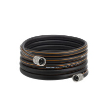 Giraffe Tools Leader Hose 8ft x 5/8 Custom Length Heavy Duty No Kink Flexible Rubber Garden Hose Leakproof Water Hose with Male to Female Fittin