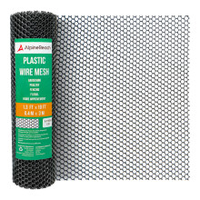 AlpineReach Plastic Wire Rigid Mesh 1.3ft x 10ft 15.7 x 120 Fence Roll - Ideal for Poultry Dogs Rabbit Barrier & Gardening Durable Chicken Mesh Ve