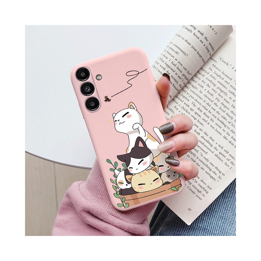 (Kqf-Katmao64, Samsung A15 4G) Case For Samsung Galaxy A15 4G 5G Cute Heart Flowe 931288454042