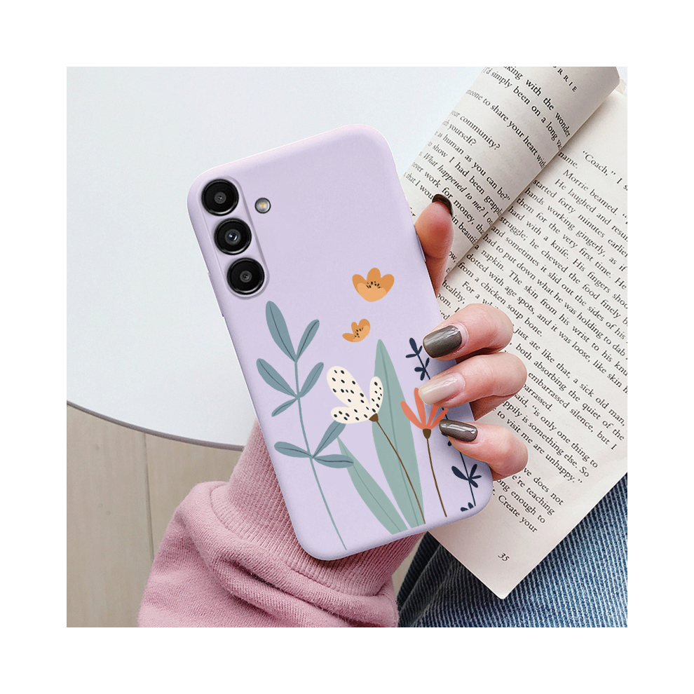 (Kcz-Zwhua176, Samsung A15 4G) Case For Samsung Galaxy A15 4G 5G Cute Heart Flowe 931288454608