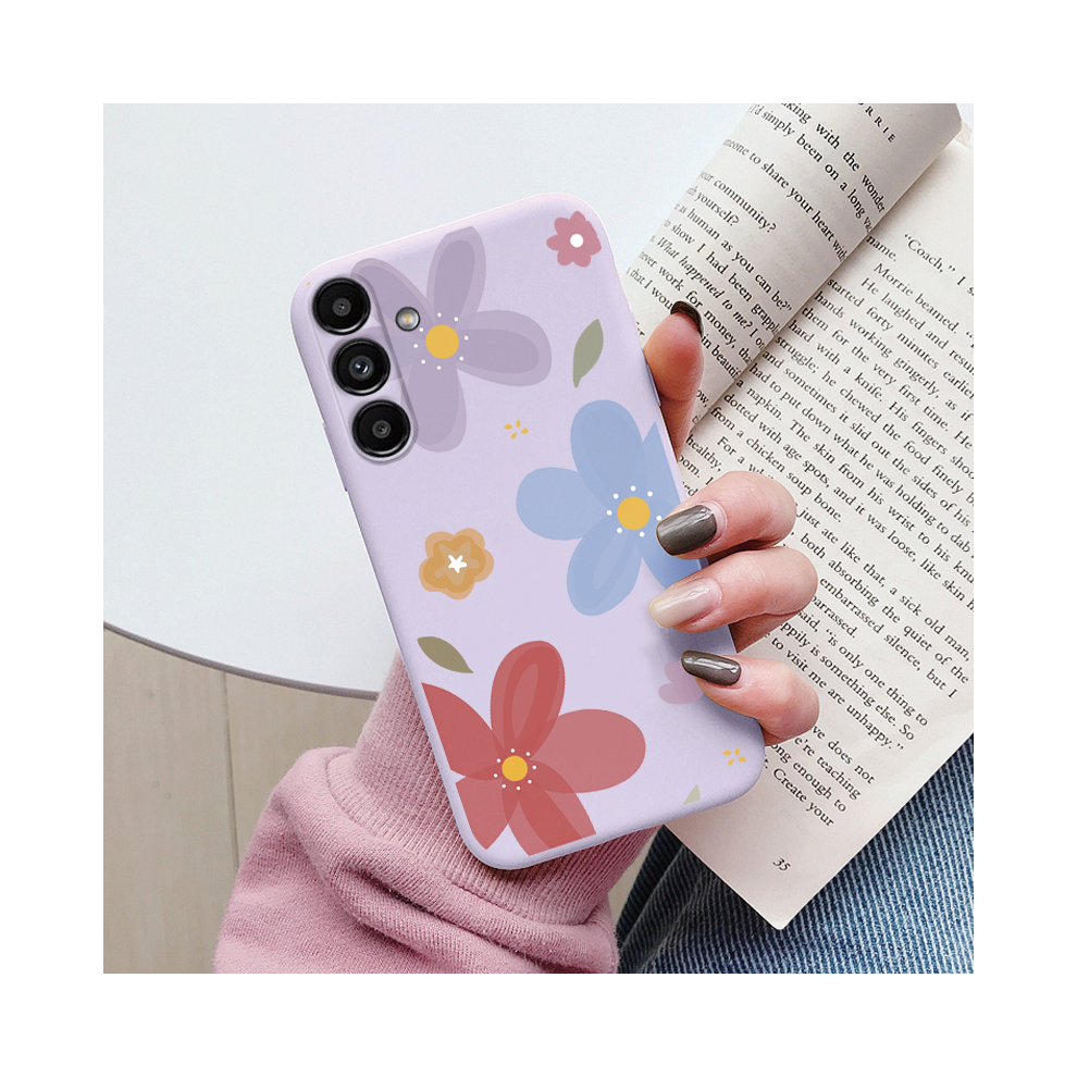 (Kcz-Zwhua225, Samsung A15 5G) Case For Samsung Galaxy A15 4G 5G Cute Heart Flowe 931288454639