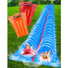 JAMBO 40 FT Riesige Rutschbahn, Splash und Slide, strapazierf hige lange Plane f r Rutschbahn, Splash und Slide, extra lange Rutschbahn, Splash u