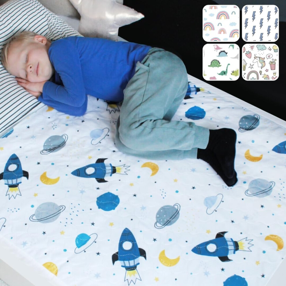 Hygge Sheets Potty Training Pee Pads For Kids Toddlers - 100% Waterproof Non Slip Bed Wetting Pad For Twin Beds - Washable Reusable Mattress & Shee Hygge Supplies