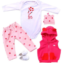 Vêtements pour poupées Reborn 17-22 pouces, tenue pour poupée bébé fille