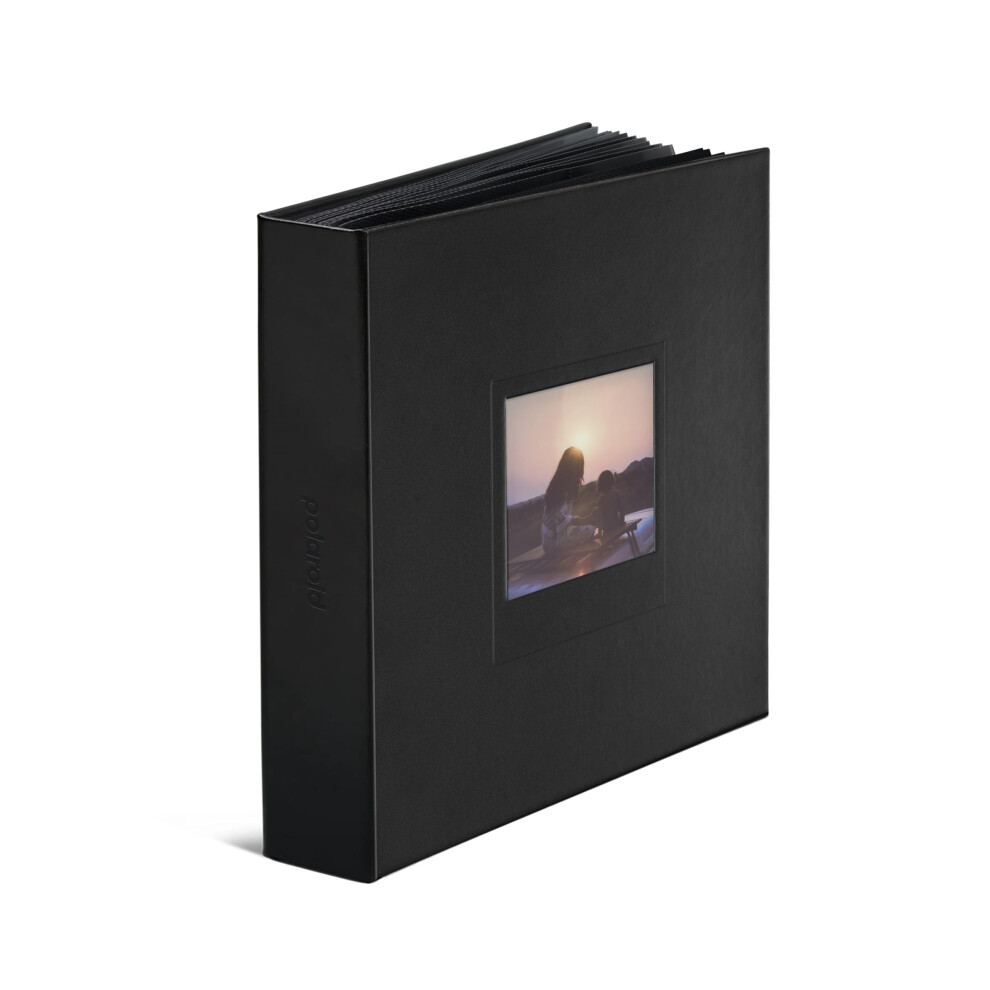 Polaroid Photo Album - Black - Large Photo Album for Polaroid i-Type  600  and SX-70 instant photos  capacity 160 photos 6368
