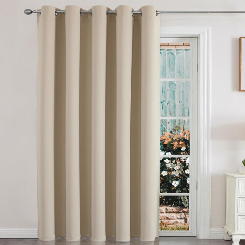 Rideaux Velours Misti Thomas Beige Simmer 108" – Plissés Doublés, Cristaux Asfour, Neufs
