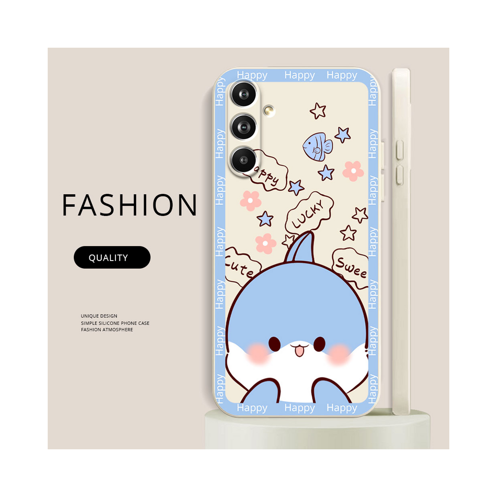 (Wh-Mf0174, For Samsung M10s) Cute Shark Case For Samsung M32 M33 M52 M53 M54 5G 931288491207