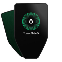 Trezor Safe 5 - Crypto Hardware Wallet with Secure Element & Passphrase Color Touchscreen and Haptic Feedback Protect Your Bitcoin and Digital Asset