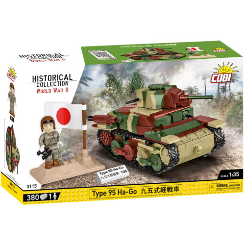 COBI Historical Collection WWII Typ 95 Ha-Go Panzer 1