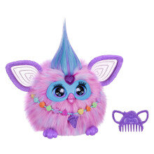 Furby Cotton Candy 15 Modetilbehør Interaktivt plys legetøj til 6 år gamle piger & drenge og op stemme aktiveret animatronisk lyserød og blå