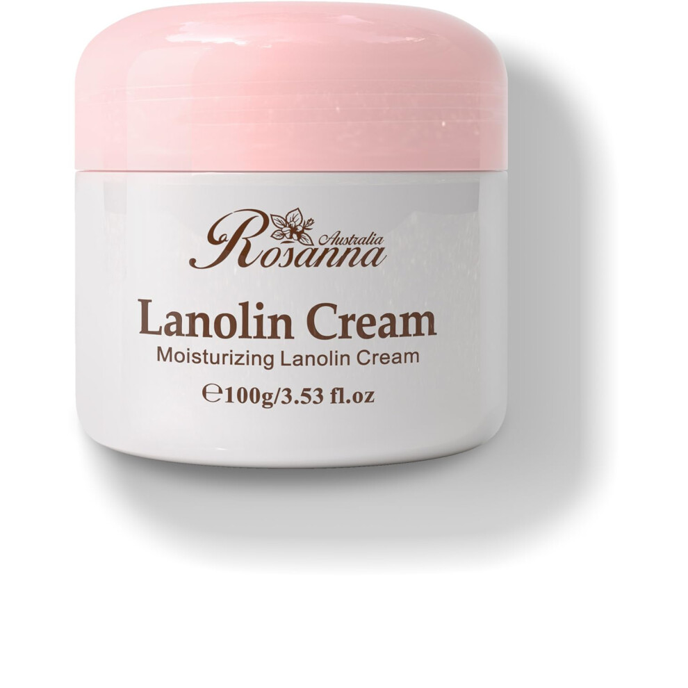 Larosanna Cream Australian Lanolin Natural Lanolin For Itchy Dry And Sensitive Skin Organic Lanolin Oil Moisturizer For Body And Face 3.53 Fl Oz