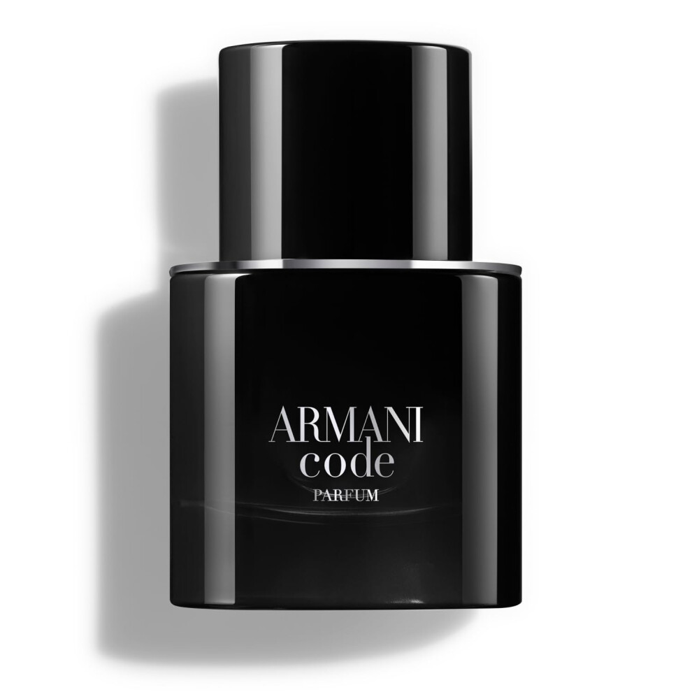 Armani Beauty - Code - Parfum - Cologne for Men - Fresh & Aromatic Mens Fragrance - Bergamot  Clary Sage  Tonka Bean Notes - 1.0 Fl Oz