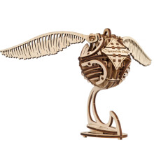 UGEARS Puzzle 3D di Legno per Adulti - Modello Golden Snitch di Harry Potter - Kit DIY per Adulti