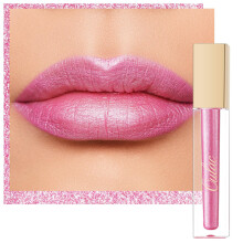 Oulac Pink Lip Gloss Metallic Shine Lipstick for Women Long Lasting Waterproof High Impact Lip Color Smooth Aslo for Eyeshadow 3D Metallic Fin