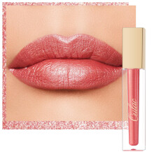 Oulac Orange Red Lip Gloss Metallic Shine Lipstick for Women Long Lasting Waterproof High Impact Lip Color Smooth Aslo for Eyeshadow 3D Metall
