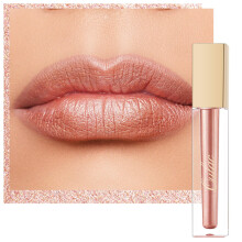 Oulac Pink Lip Gloss Metallic Shine Lipstick for Women Long Lasting Waterproof High Impact Lip Color Smooth Aslo for Eyeshadow 3D Metallic Fin