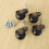 Pacote com 4 rodas de 2 polegadas com haste de rodízio de esfera com soquetes, giratório antigo vintage para móveis, sofá, cadeira, gabinete 9