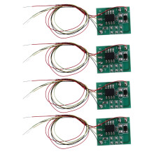 4Pcs DIY Escala Construção Mesa de Areia Modelo Placa de Circuito Semáforo Sinal HO Trem Ferroviário Miniatura