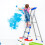 6Pcs Mini rolo de espuma para pintura, kit de decoração, 2 polegadas, pequeno para reparo de parede, pincel 4