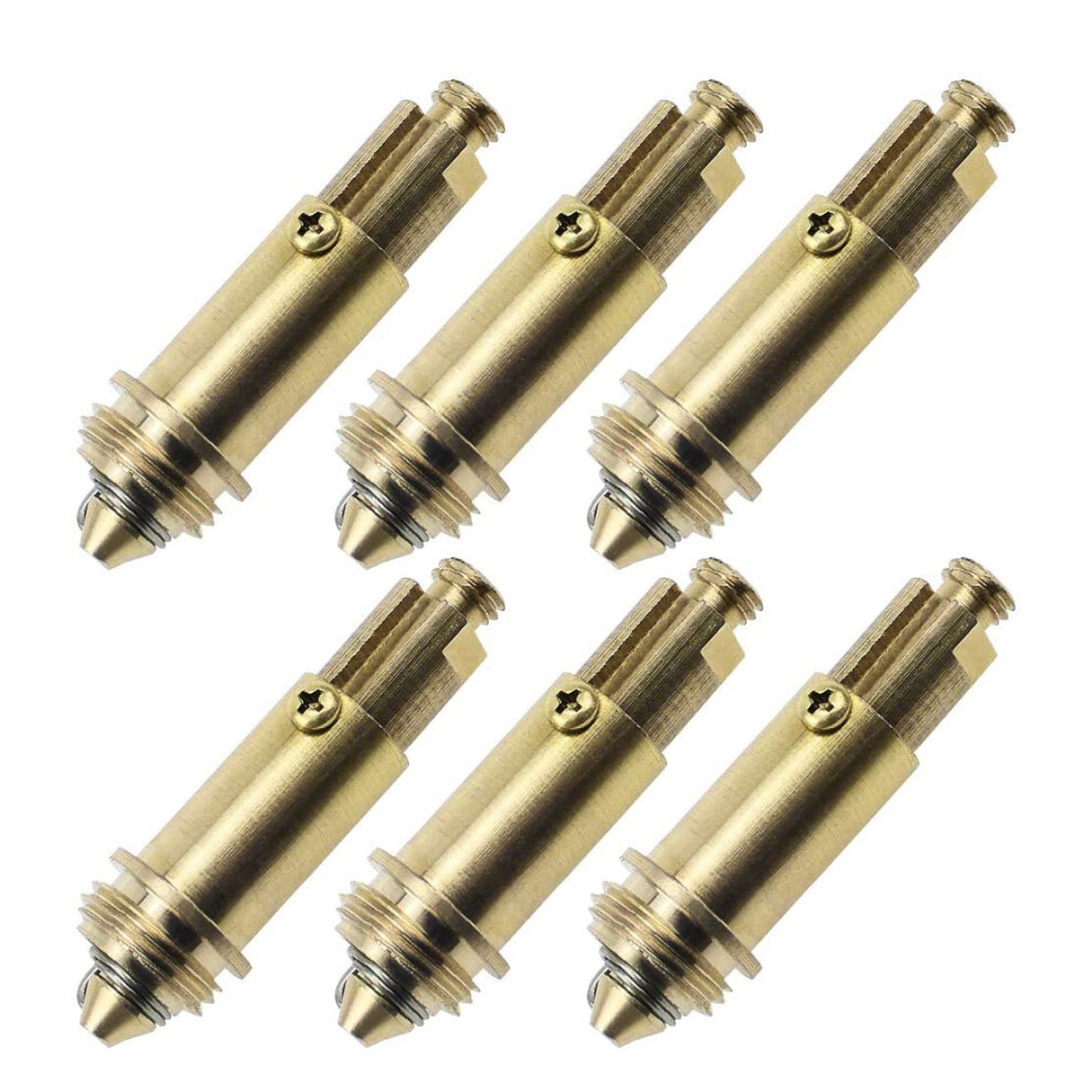 Lot de 6 bouchons de rechange pour évier de cuisine, bonde de baignoire, ressort à clic, boulon en laiton