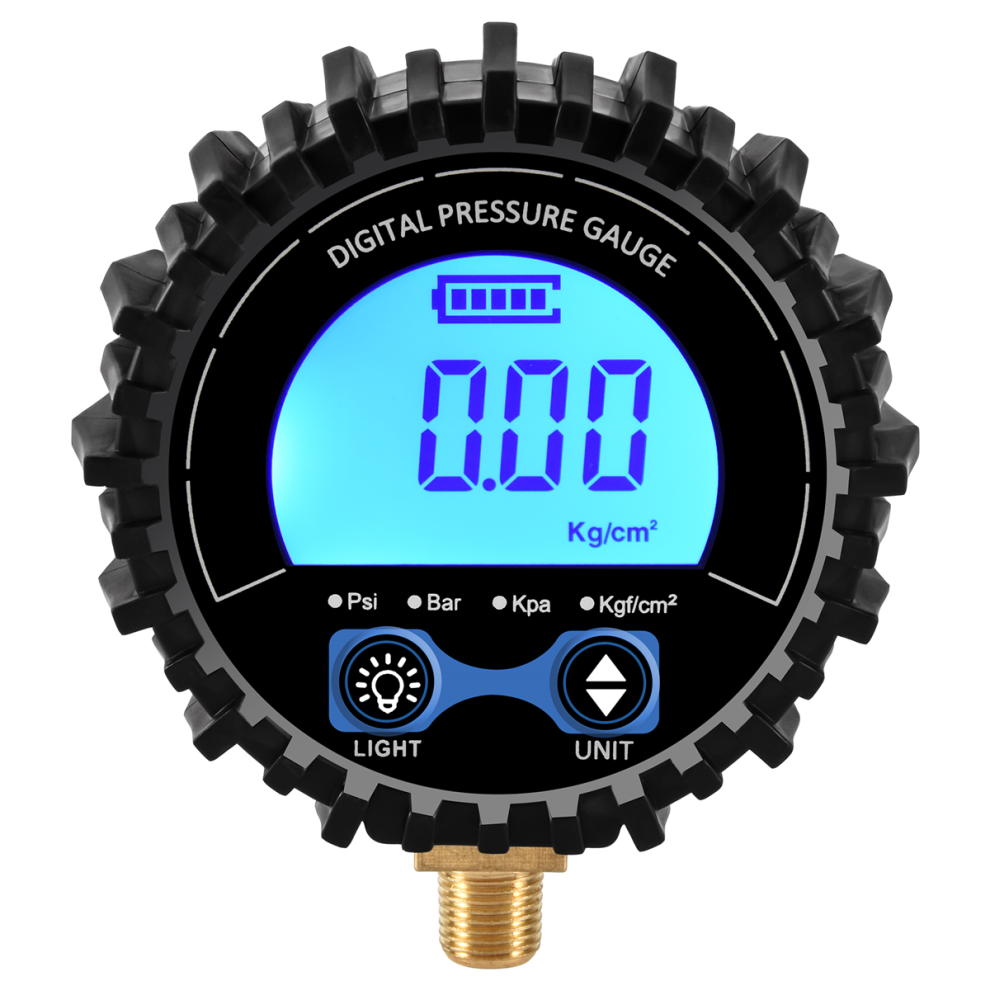 Tire Pressure Gauge Digital Tester Display Air Manometer Quick Connect Coupler Thread 1/8-image-OPC-PGF2HZF-NEW