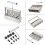 Soil Blocker with Seed Pin, Handheld Blocking Tool, Seedling Incubator for Starting,Garden 5