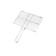 Grade plana para churrasco segura alimentos com segurança para grelhar, cozinhar ao ar livre, churrasco S
