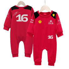 (LTY0158, 6M) F1 Racing Enthusiast Children's Crawling Costume Jumpsuit Multiple Styles