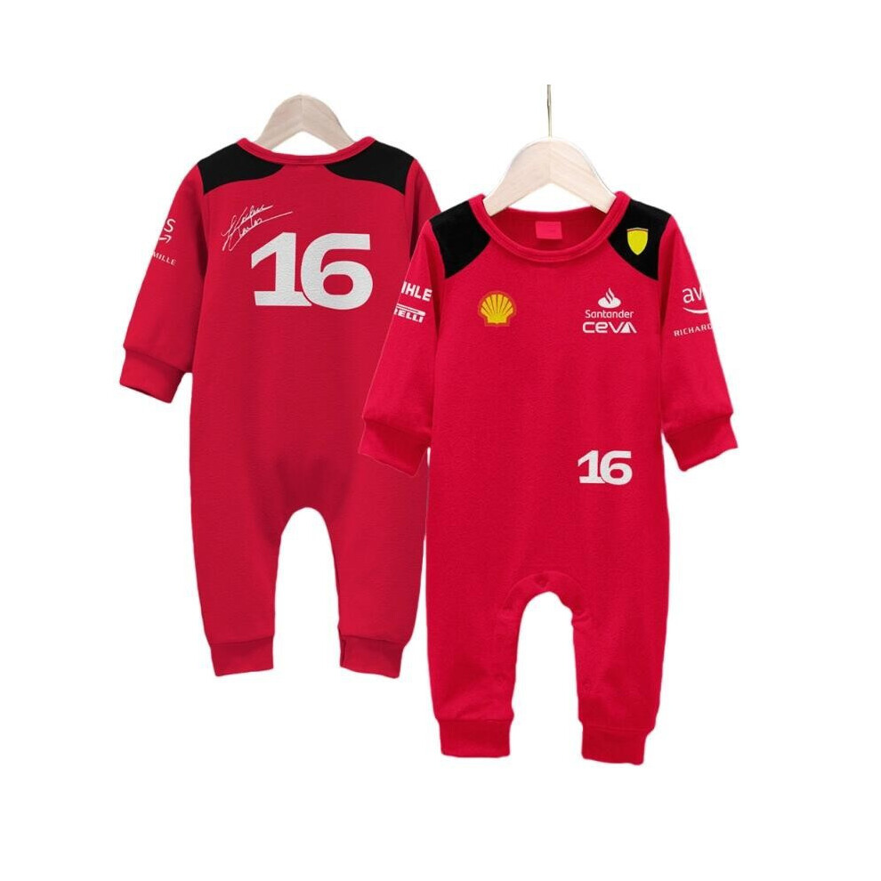 (LTY0158, 6M) F1 Racing Enthusiast Children's Crawling Costume Jumpsuit Multiple Styles