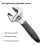 Ratchet Adjustable Wrench Self-Tightening Multi-Function Large Opening Bathroom 8 Inches 3