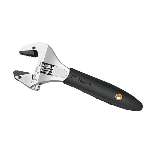 Ratchet Adjustable Wrench Self-Tightening Multi-Function Large Opening Bathroom 8 Inches