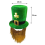 Ανδρικά . Patricks Day Green Shamrock Leprechaun καπέλο με στολισμό στολή και αξεσουάρ με μουστάκι 8