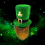 Ανδρικά . Patricks Day Green Shamrock Leprechaun καπέλο με στολισμό στολή και αξεσουάρ με μουστάκι 3
