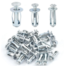 90 PCS Parafuso de expansão Porca de pétala, -20, M5-25, M6-25 Forma Porcas de macaco de metal Porca