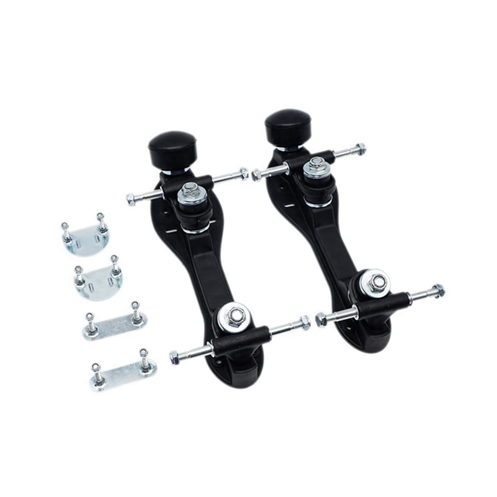 Base Para Patines De Cuatro Ruedas, Soporte De Dos Filas, Placa Inferior Para Patineta, Color Negro-image