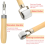 Sound Roller, Deadener Roller Tool Set Deadening Car, Seam 4 τμχ 5