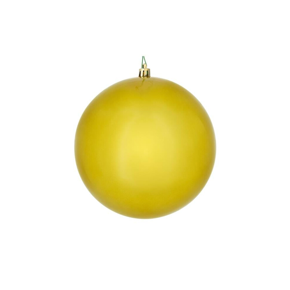 Vickerman N591546DCV 6 in. Candy Ball Ornament, Medallion Gold - 4 Per Bag-image-OPC-PGF96HH-NEW