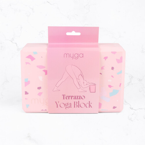 Myga Yoga Block - Terrazzo