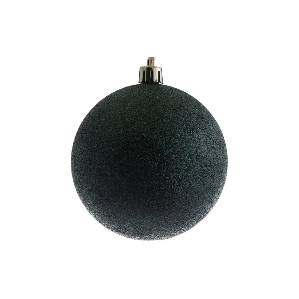 Vickerman N590674DG 2.4 in. Glitter Ball Ornament, Midnight Green - 24 Per Bag-image-OPC-PGF97XQ-NEW